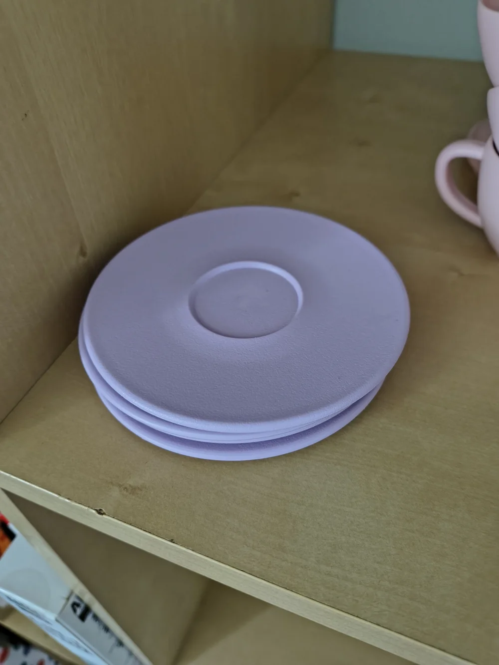 Green Toys Pastel Pink & Lavender Kids Tea Set
